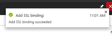 azure custom ssl enabled