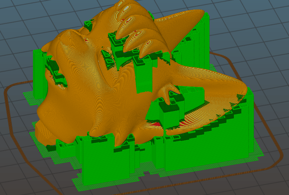 Custom Supports on Cura or Slic3r? It's possible with Meshmixer ...