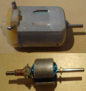 small dc motor toy